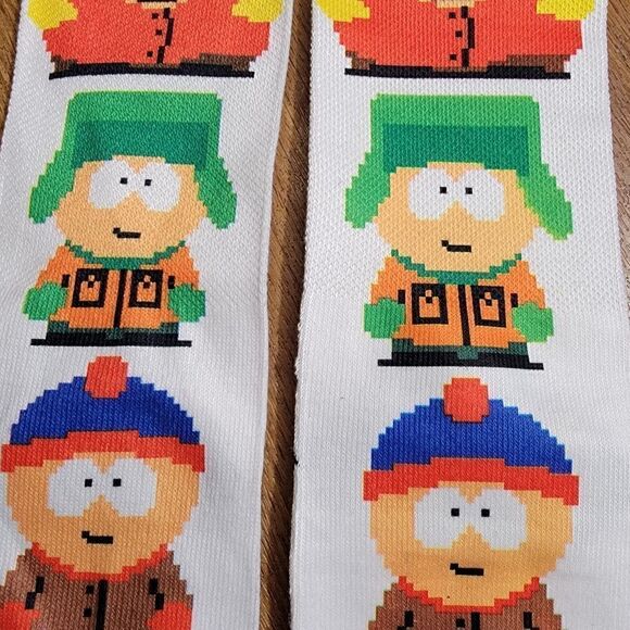 Odd Sox X South Park Crew Lenght Socks Size Large L Kenny Cartman Kyle Stan New - Picture 5 of 8